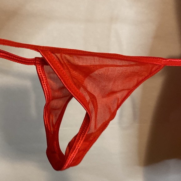 Lovers Lane new with tags, red baby doll lingerie no with tags size large - Picture 3 of 6